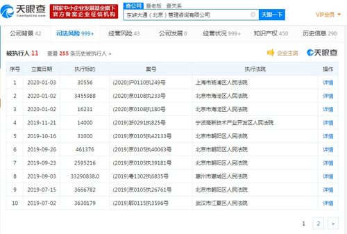 ofo新增3则被执行人信息 累计执行标的超350万元